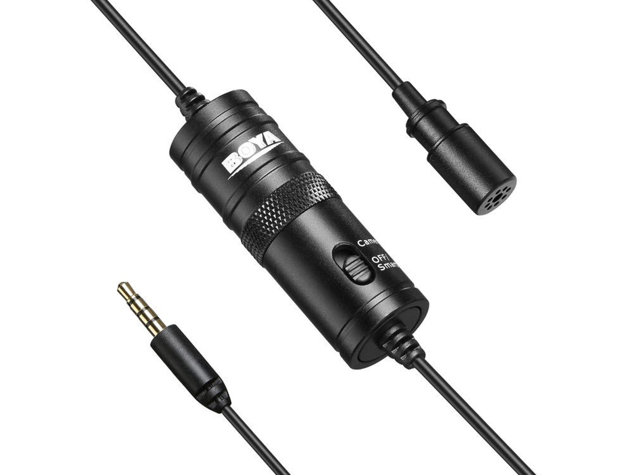  boya clip-on lavalier microphone for dslr /smartphones