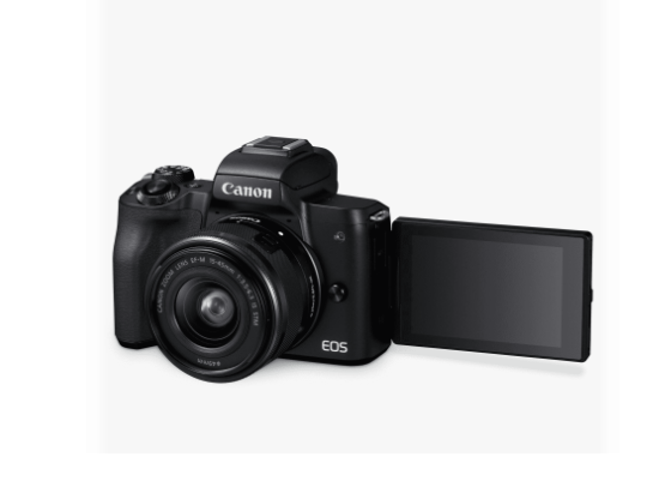  canon eos m50 mk i mirrorless camera with ef-m 15-45 mm