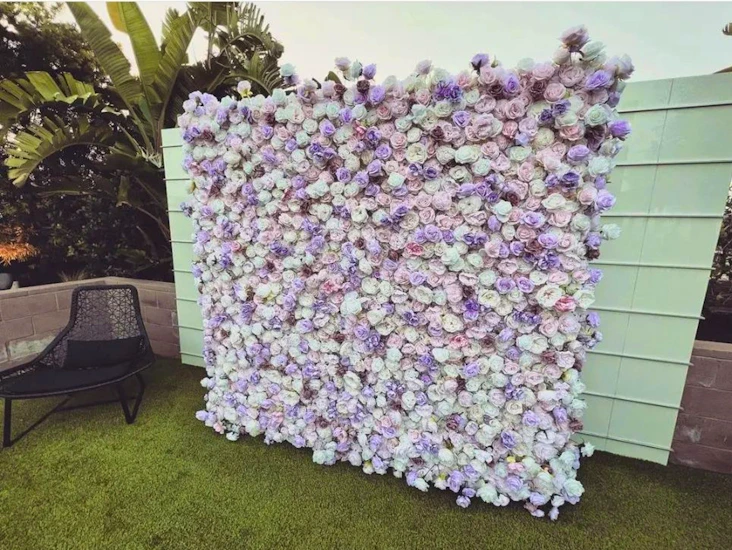 Tranquility flower wall