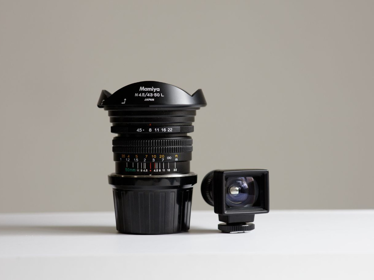 Rent Mamiya N 50mm f/4.5 L for Mamiya 7 7II with View Finder from Auri .,  Clissold, Hackney for £11.20 - 28/day