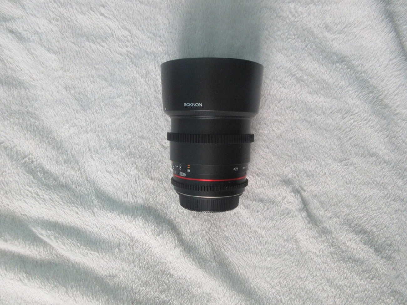  rokinon 85mm t/1.5 cine lens