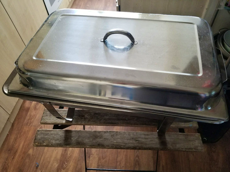 silver serving chafer sets