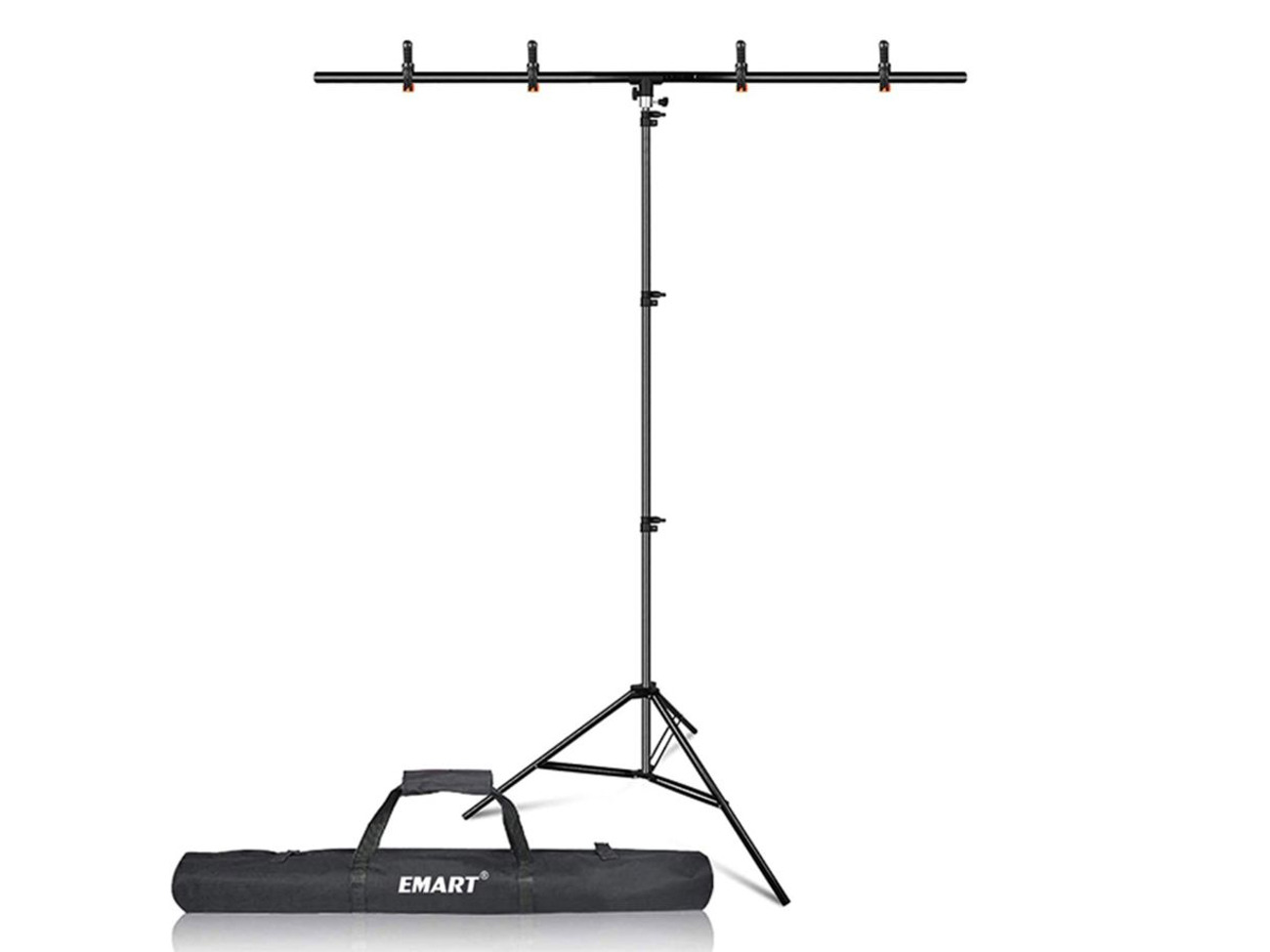  t-shape portable background backdrop support stand kit 1.5m