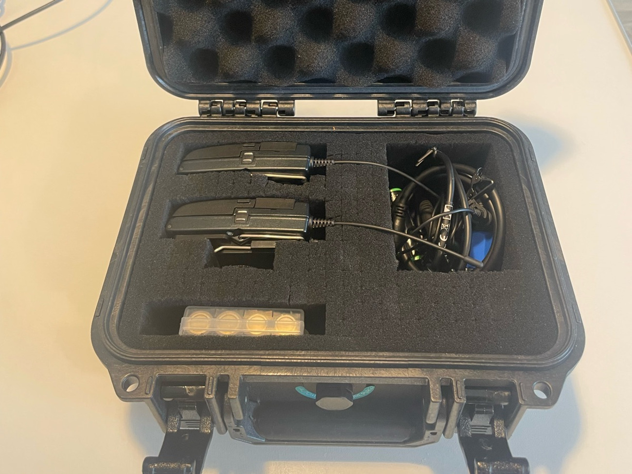 1 x sennheiser g4 lapel wireless radio microphone