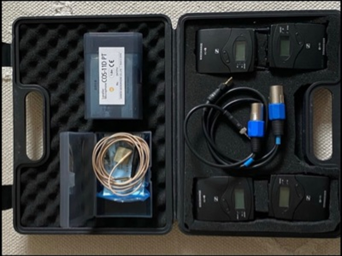 1 x sennheiser g4 set with sanken cos-11