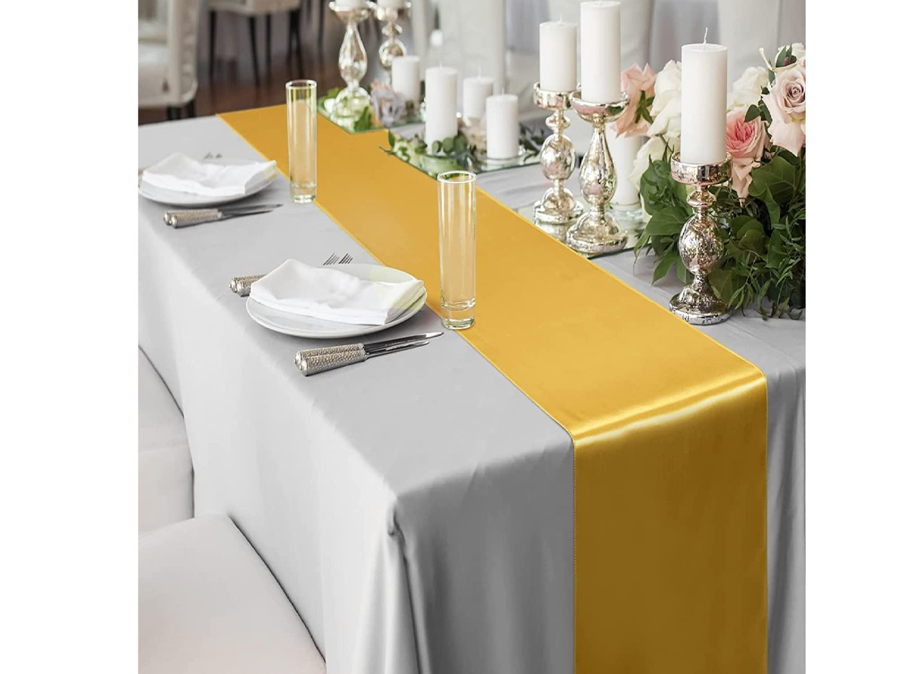 10 x gold table runners (all colours available)