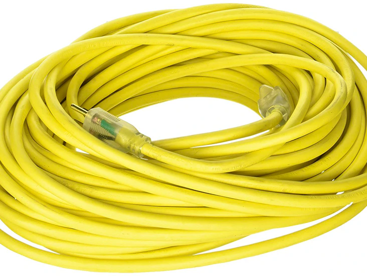100 ft power-on lighted extension cord - sjtw heavy-duty