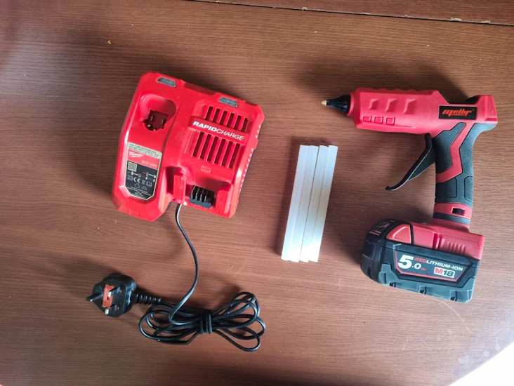 100w 18v cordless glue gun