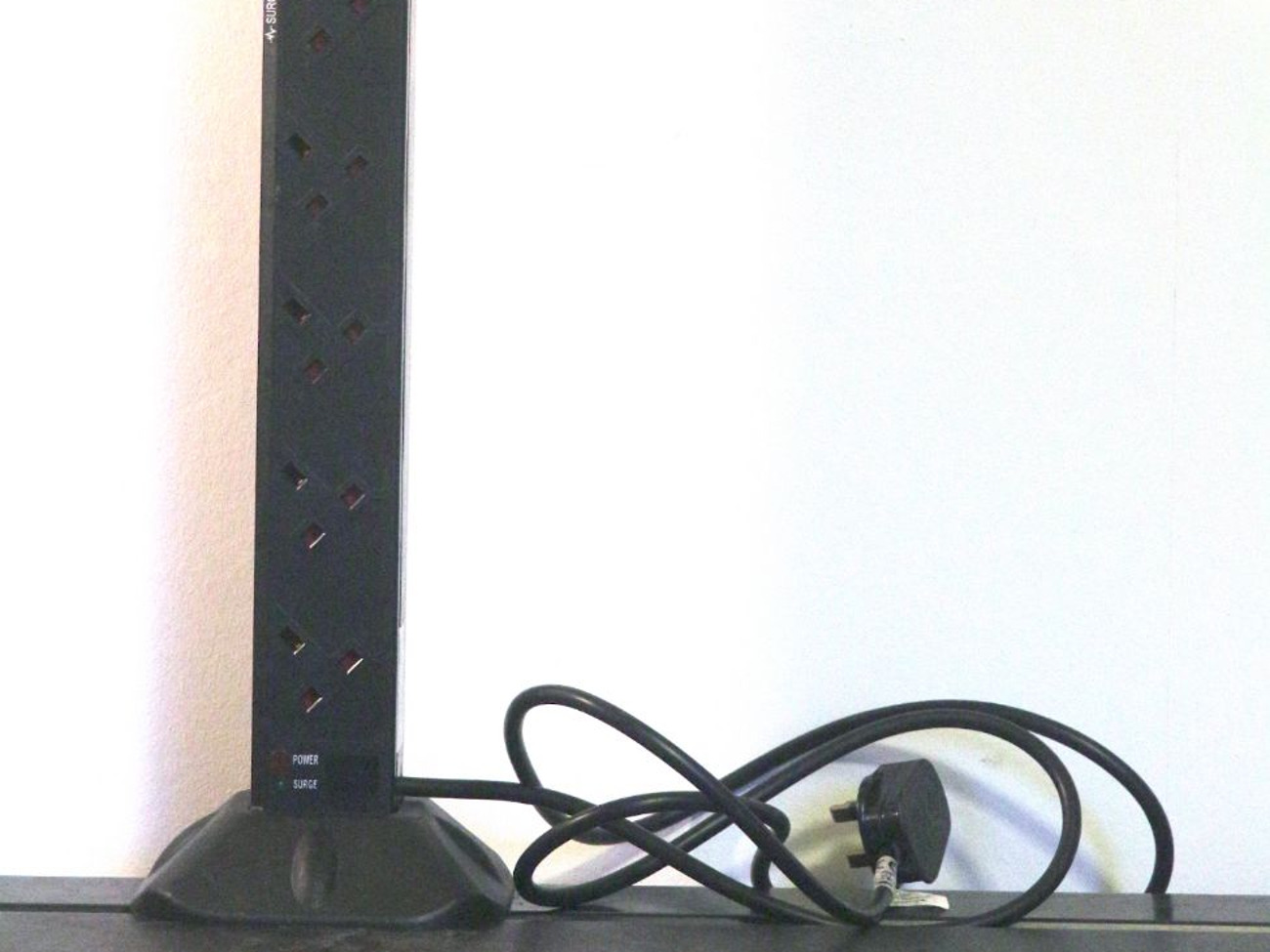 12 way plug extension tower with surge protector