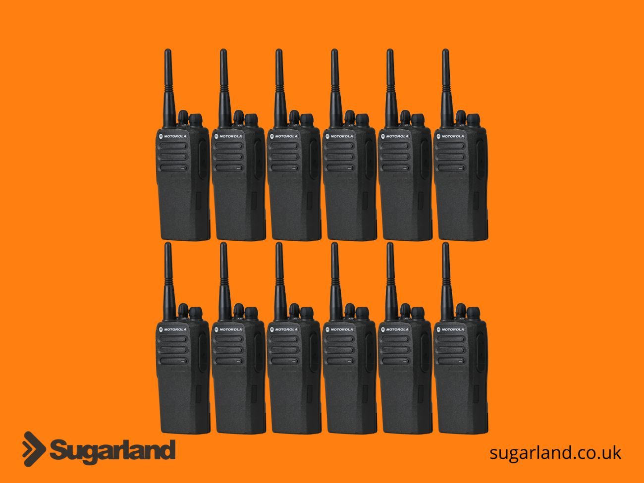 12 x motorola dp1400 two-way radio (walkie talkie)