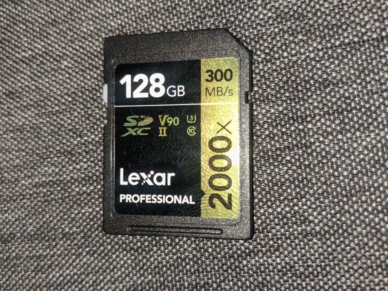 128gb lexar v90 sd card