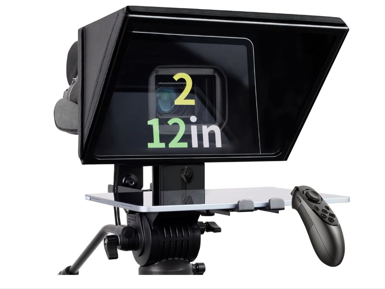 12-inch teleprompter, suitable for tablets and pad