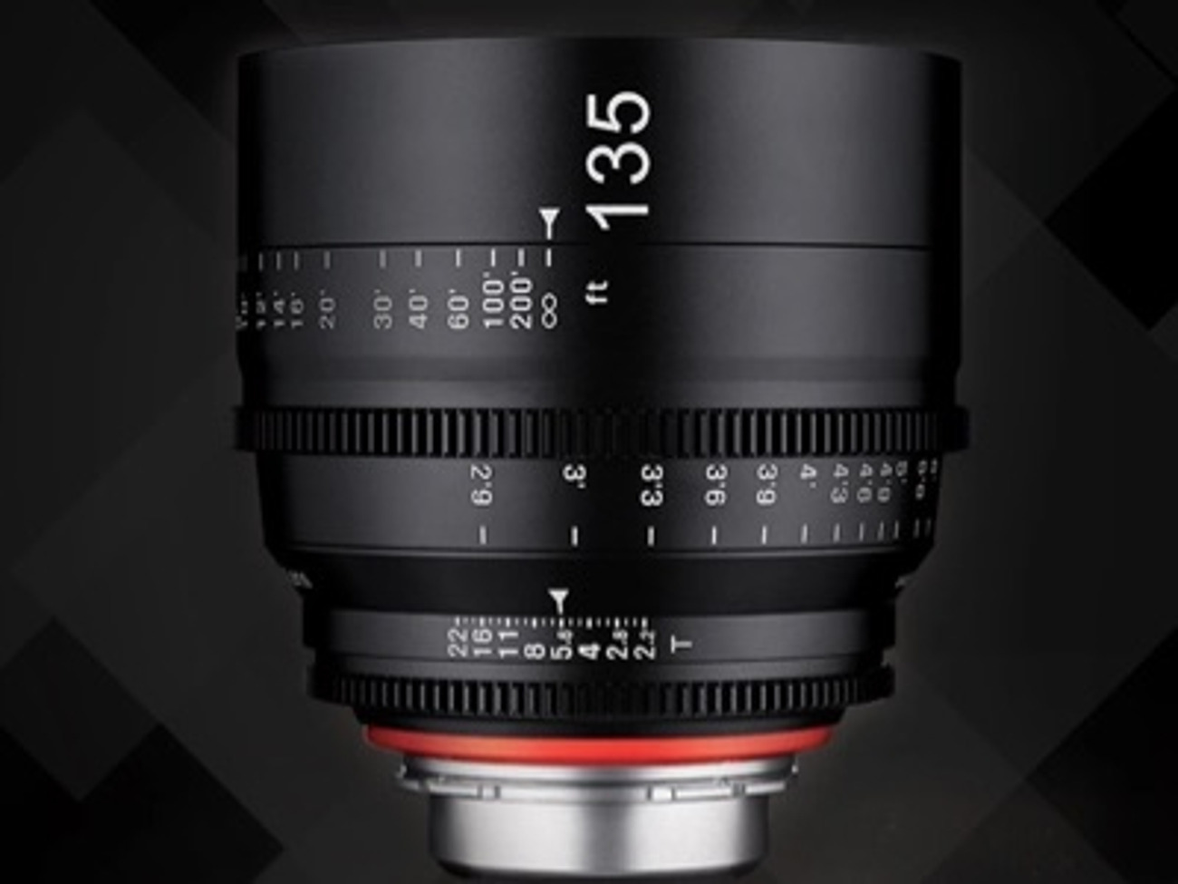 135mm t2.2 telephoto / macro prime lens fr pl mount