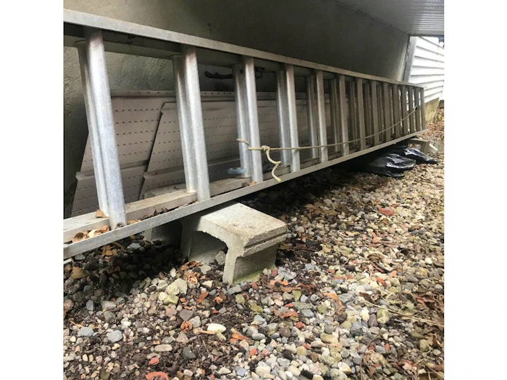 14' to 28' aluminium extension ladder