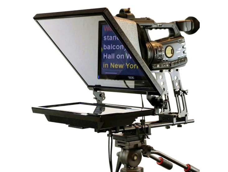 15" - vga teleprompter with tripod - can work with ipads as well