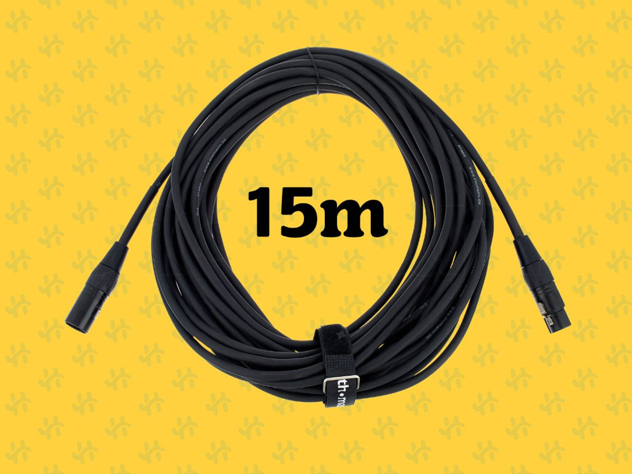15m xlr cable male - female