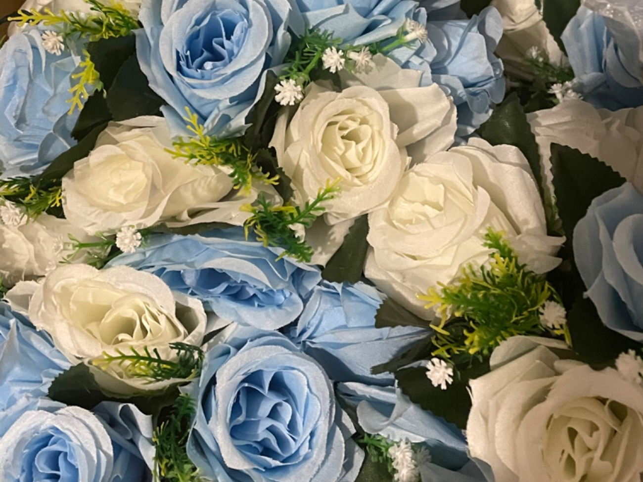 16 fake flower ball arrangement bouquet