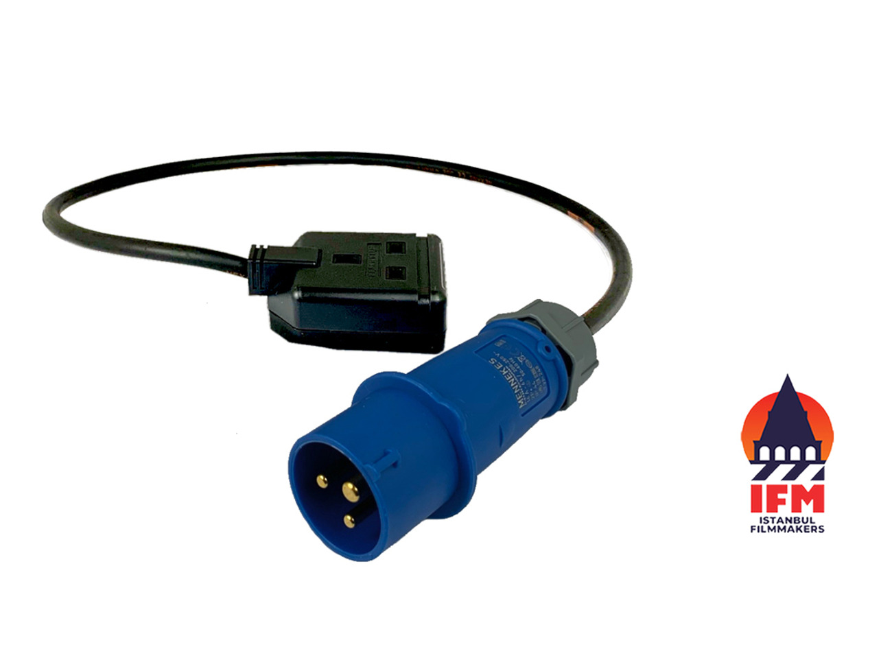 16a 240v plug to single 13a adapter