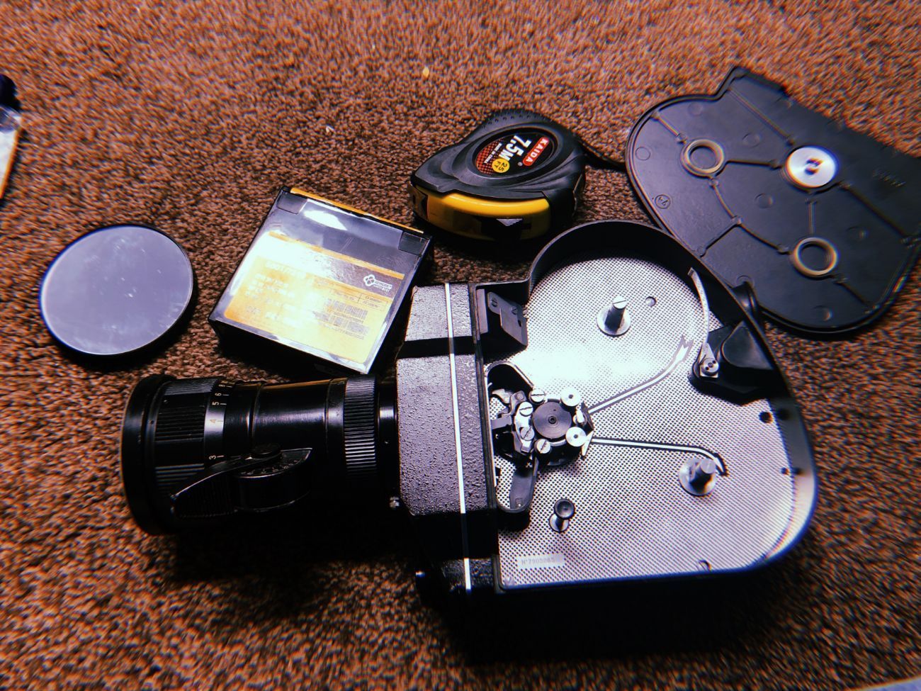 16mm film camera and operator  (krasnogorsk-3 k3 )