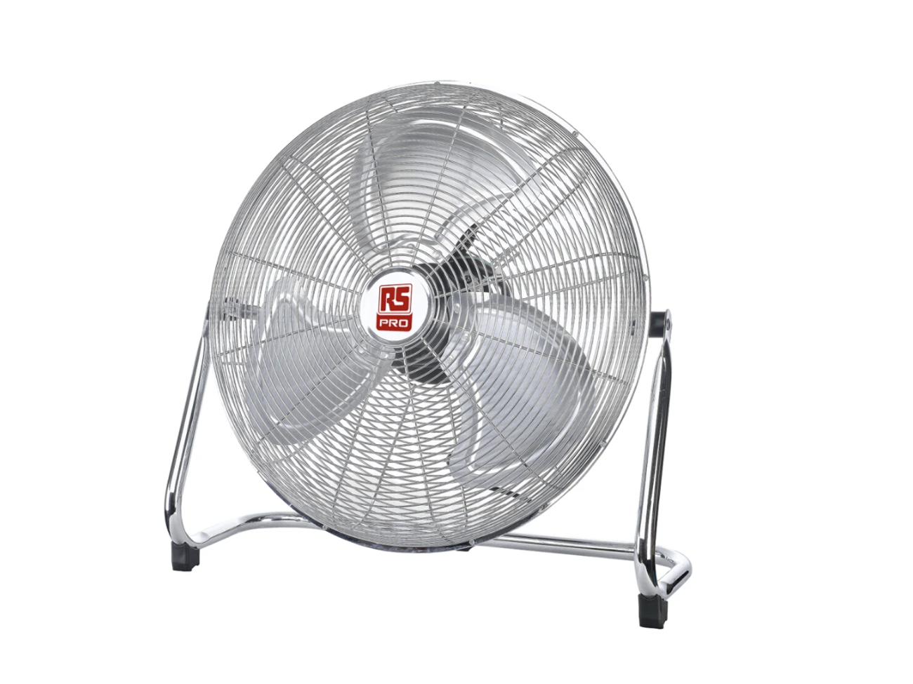 18" chrome 3-speed floor fan