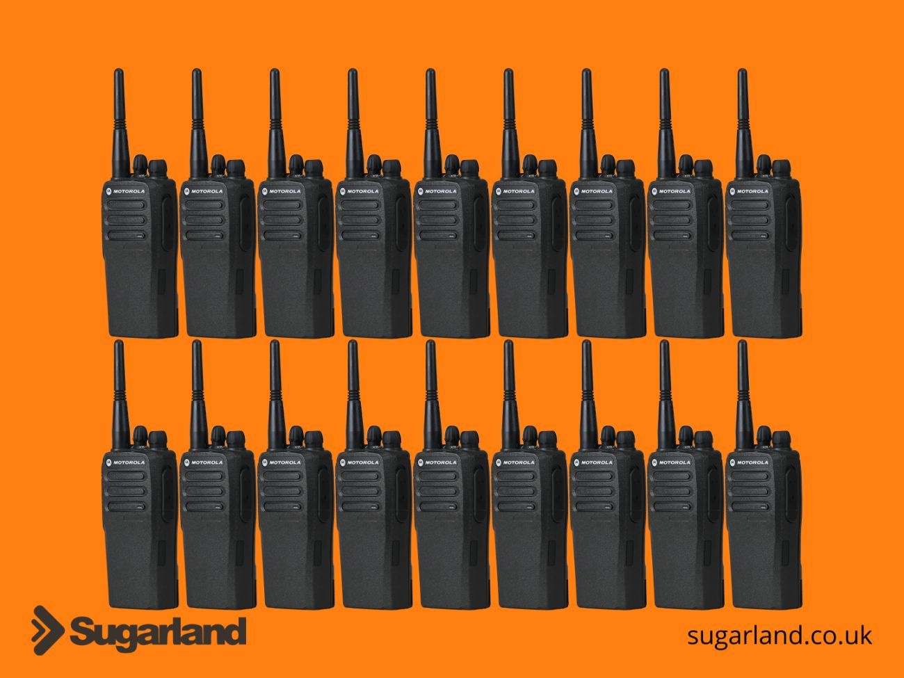 18 x motorola dp1400 two-way radio (walkie talkie)