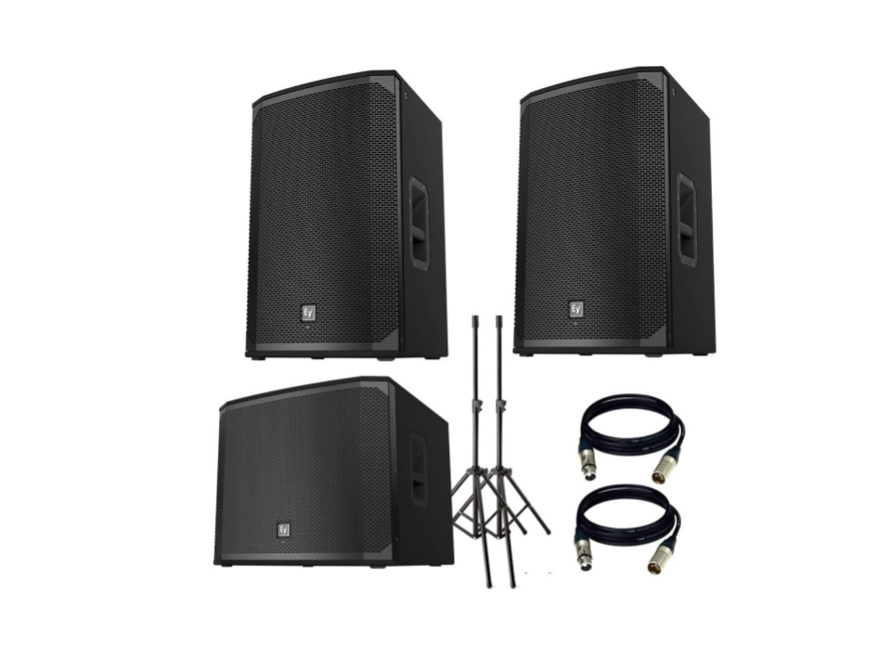 3300w ev speaker system w/ lights.