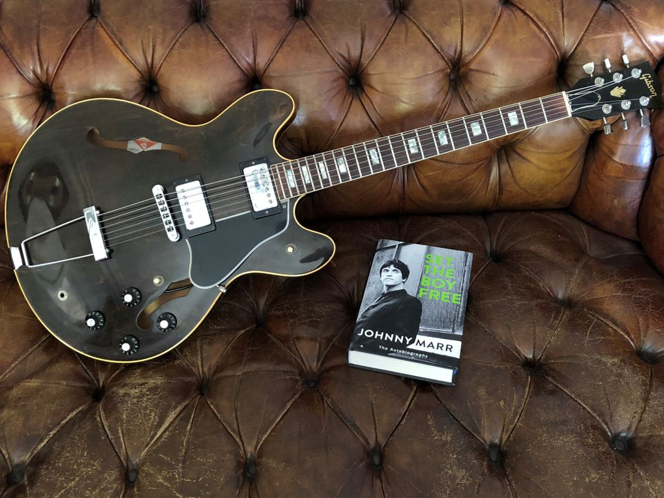 1977 gibson es-335, walnut - johnny marr's first choice