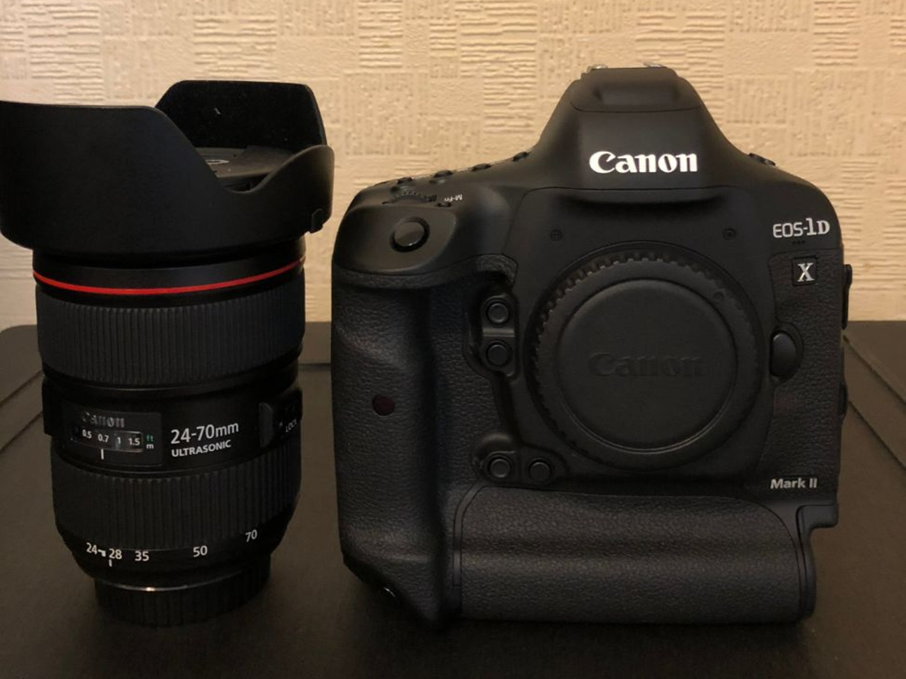 1dx mark ii 2 c-clog (2 batteries)  + ef 24-70mm f2.8l