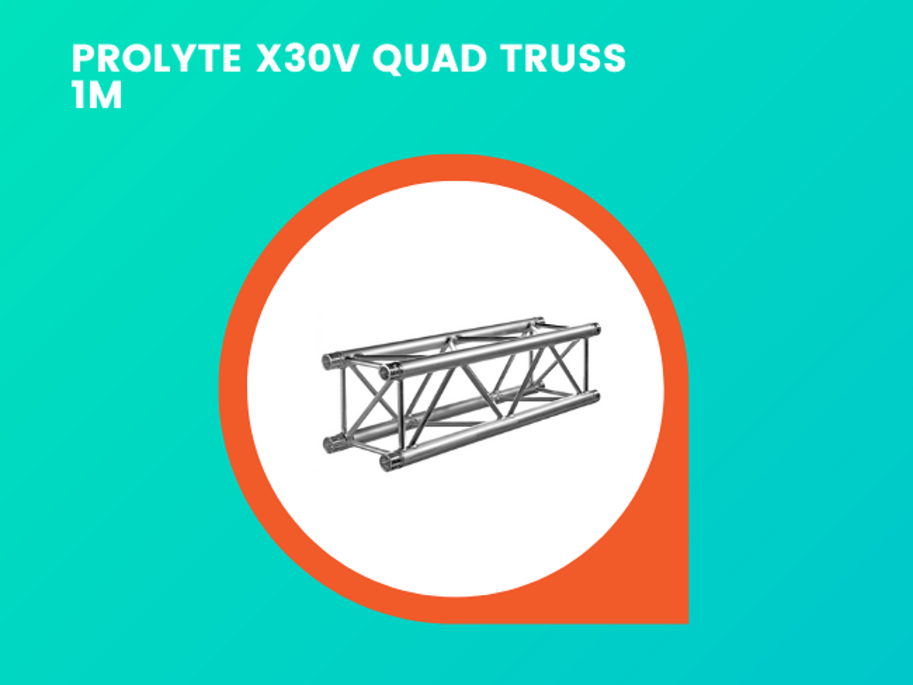 1m prolyte x30v quad truss
