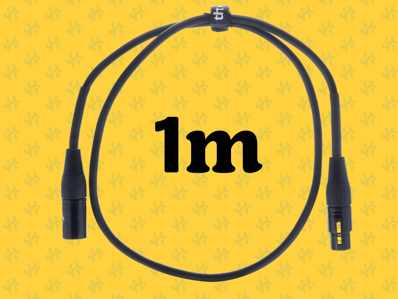 1m xlr cable male - female
