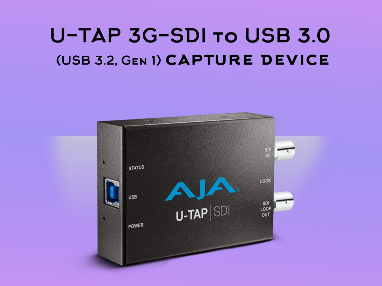 1x aja sdi to usb converter (3.0 powered sdi-capture)