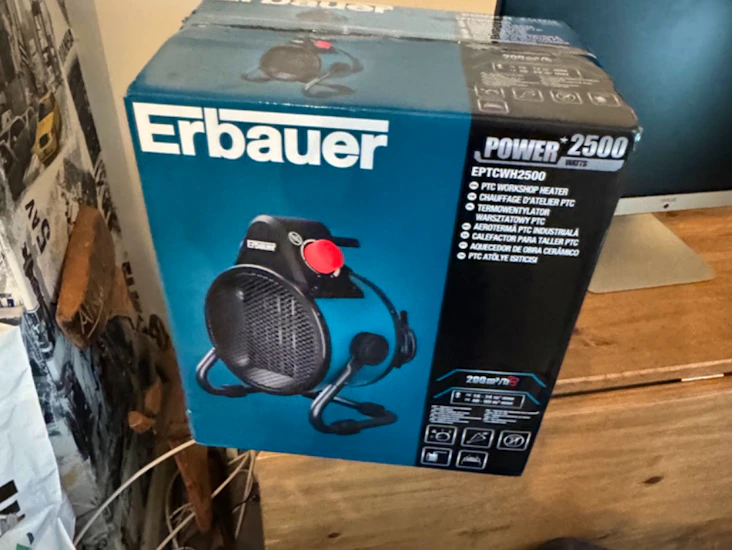 1x marquee heater - 2.5 kw