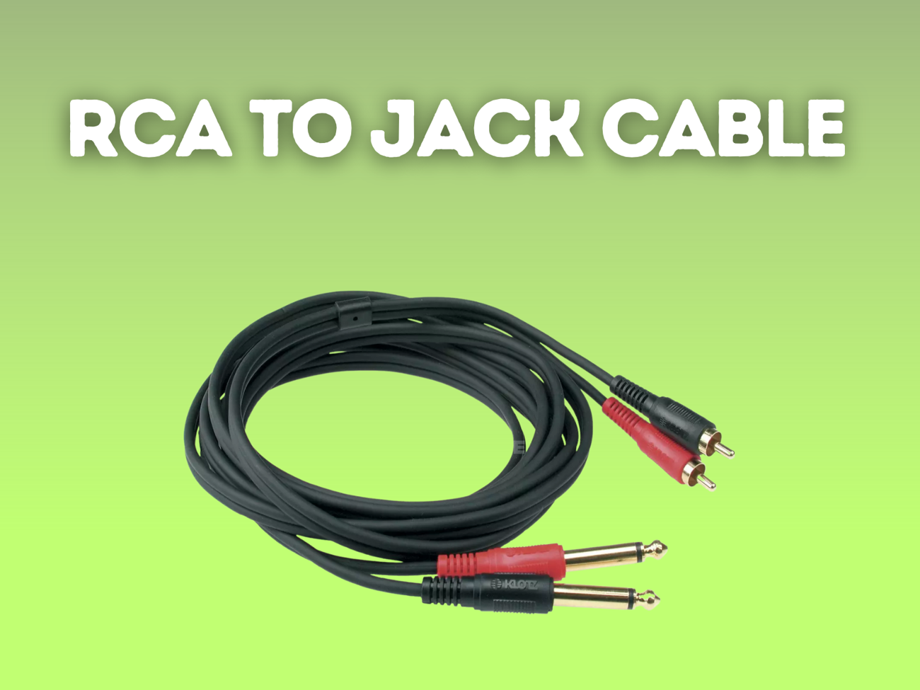 1x rca to jack cable