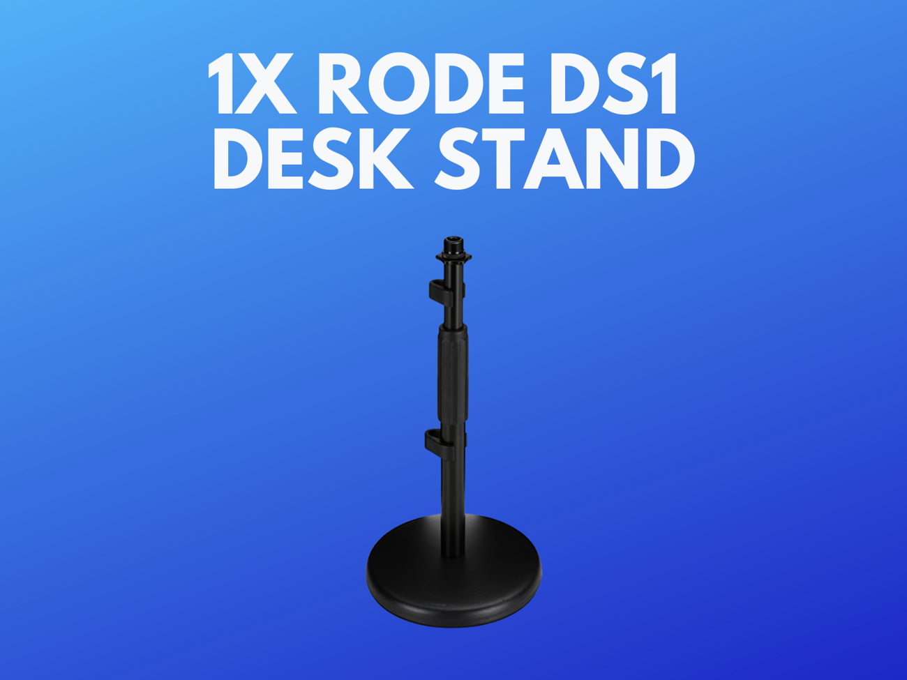 1x rode ds1 desk microphone stand 