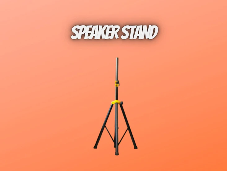 1x speaker stand tripod sturdy and stable