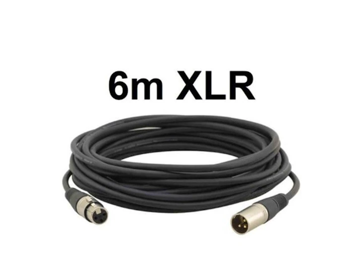 1x xlr cable 6m
