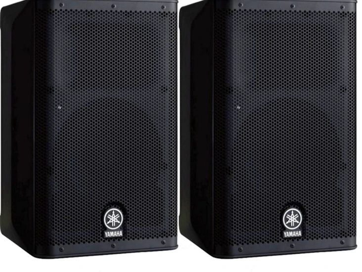 1 x yamaha dxr10 1100w 10" active pa speaker with cover