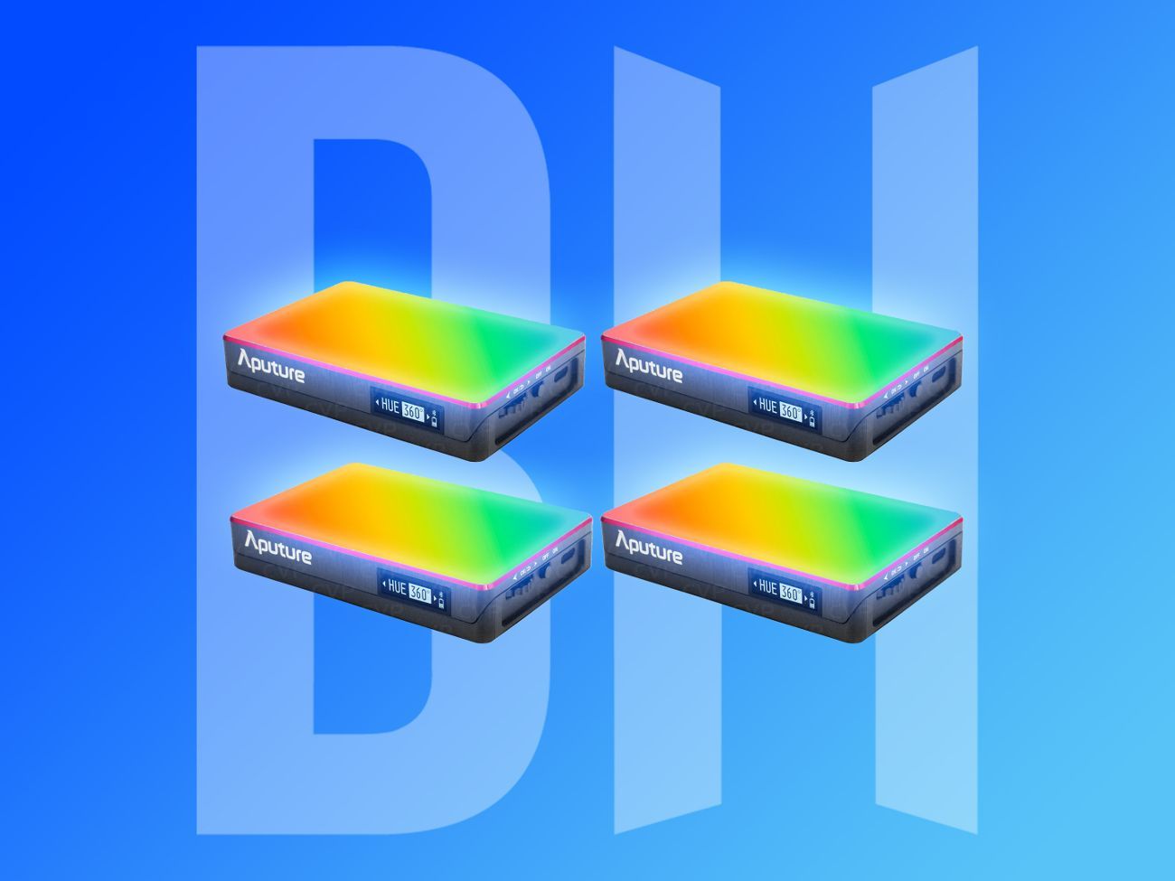 X4 aputure al-mc rgb magnetic wireless lights