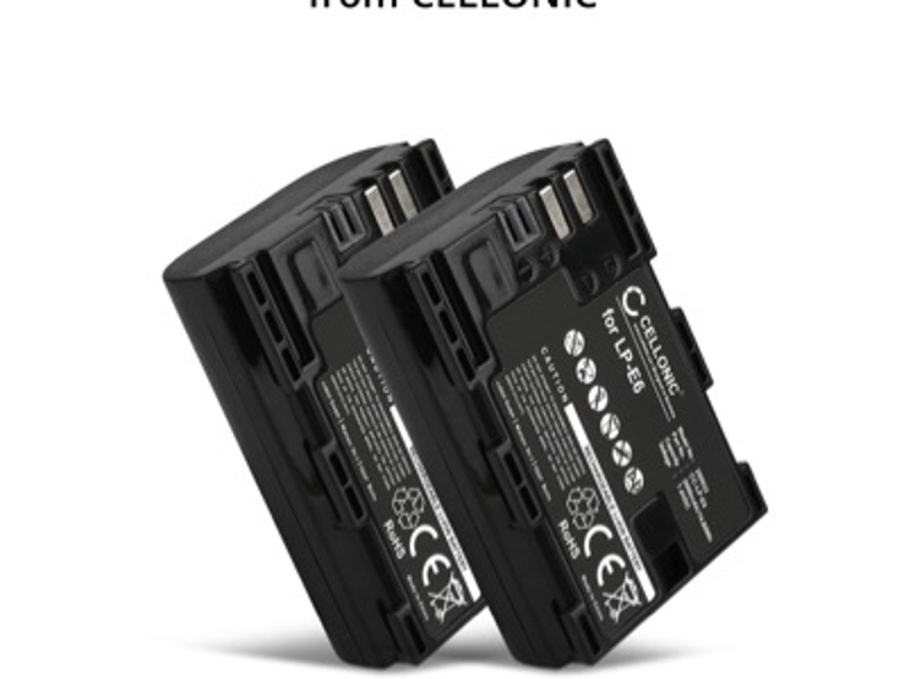 2 camera batteries for canon mk iii