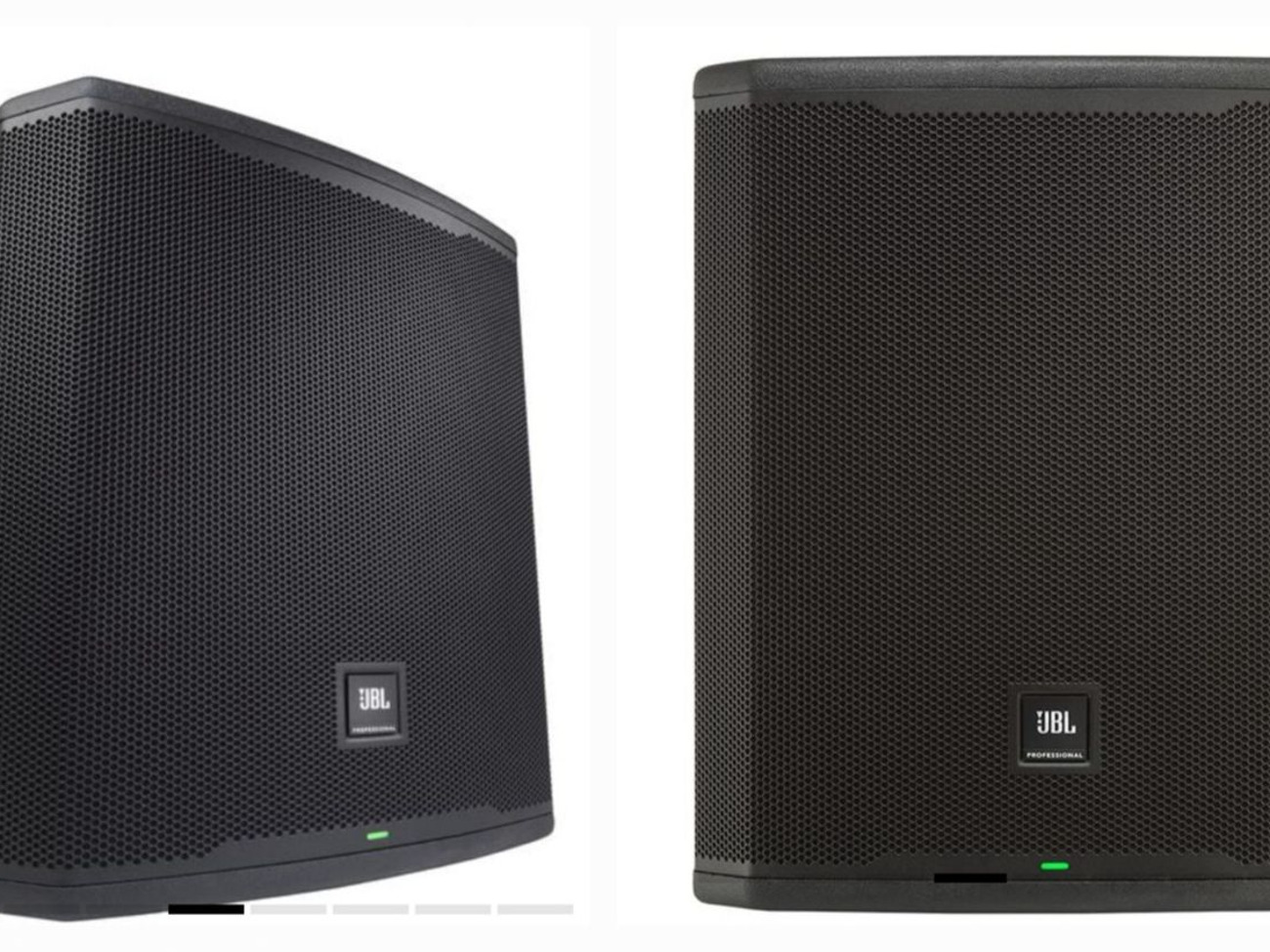 2 jbl 18" 2000 watt powered subwoofers