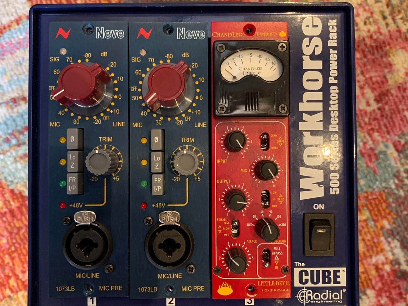 2 neve 1073 pre amps plus chandler little devil compressor