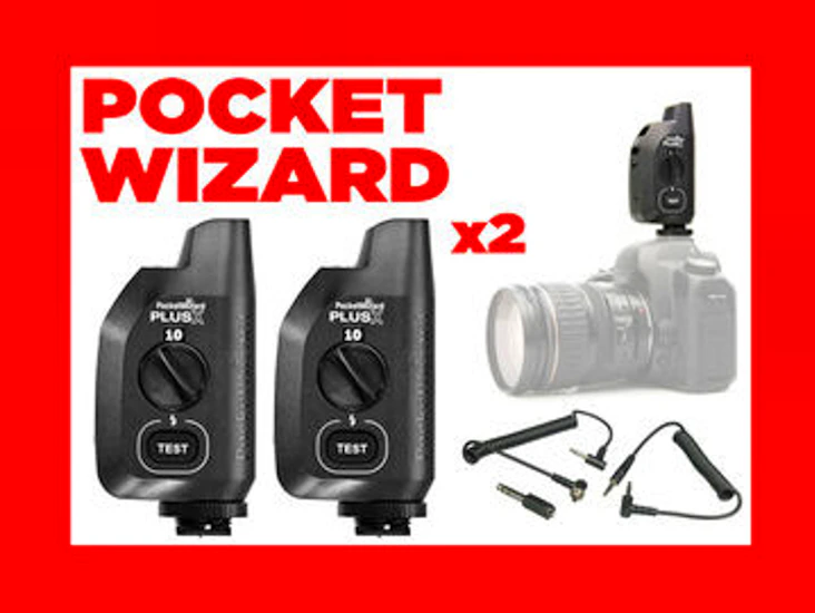 (2) pocket wizard plus x ( + pocketwizards )