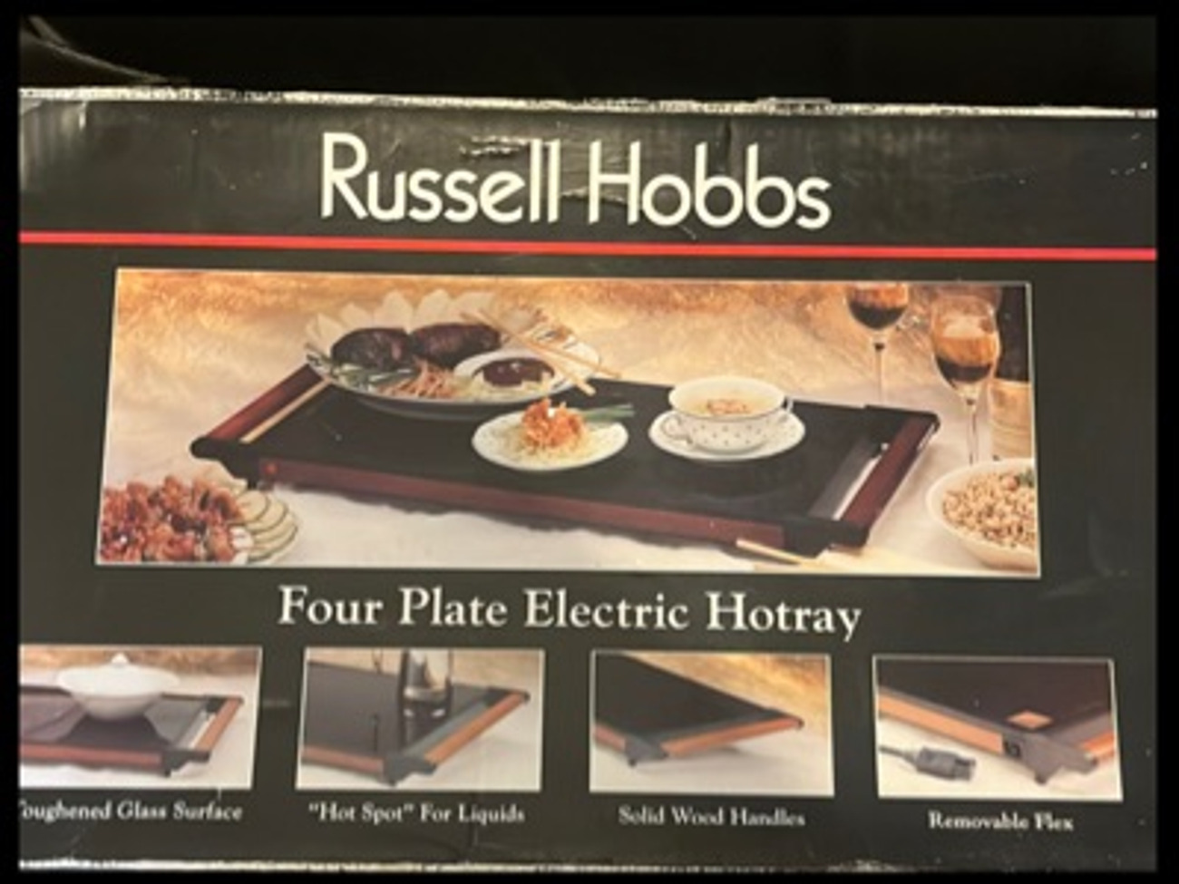 2 russell hobbs electric hot tray/ hot plate 