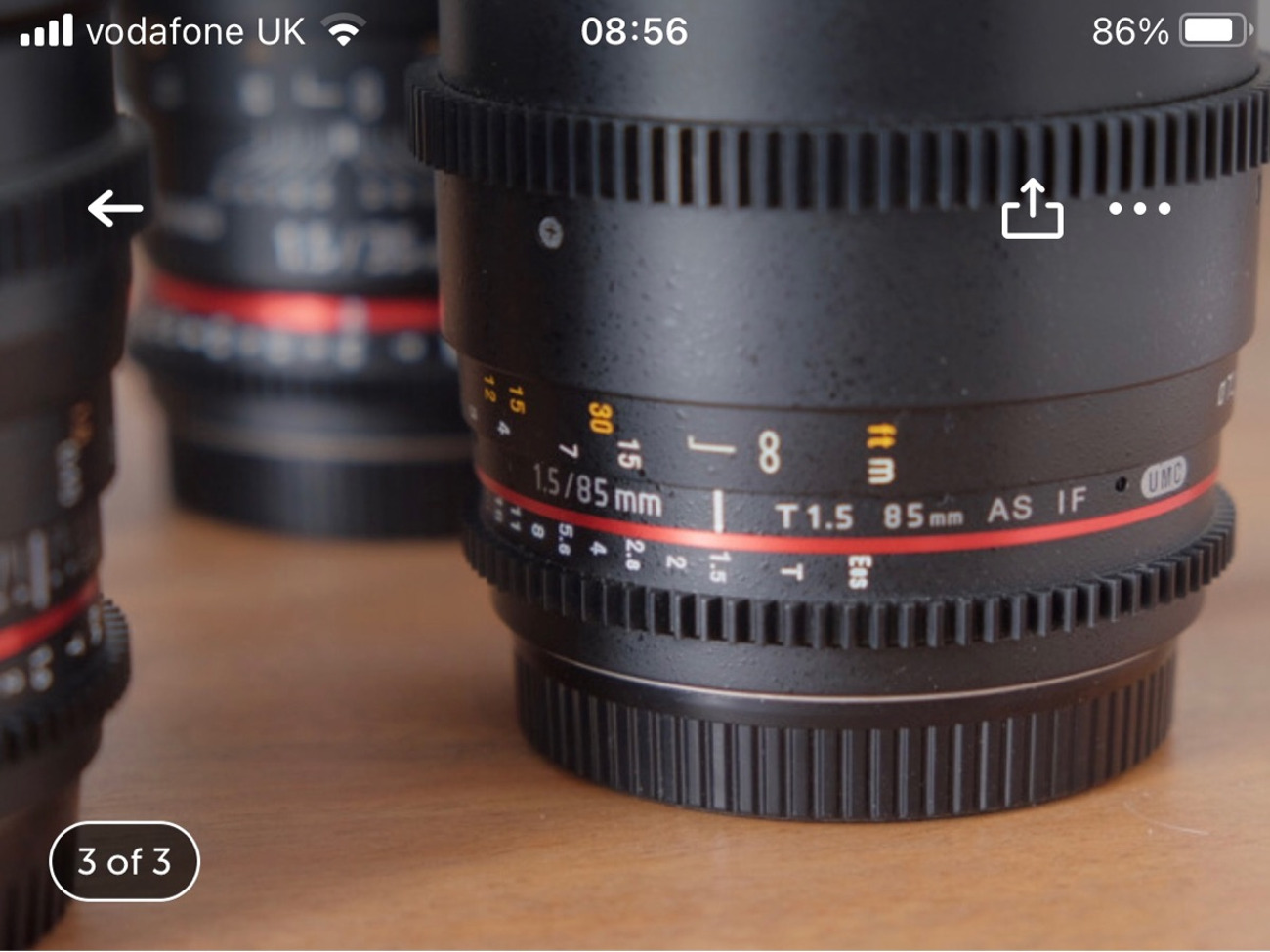 2 samyang lenses 