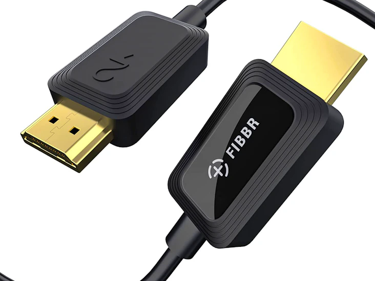 2 x 10m fibre hdmi cable 2.1 8k 60hz, 4k 120 hz