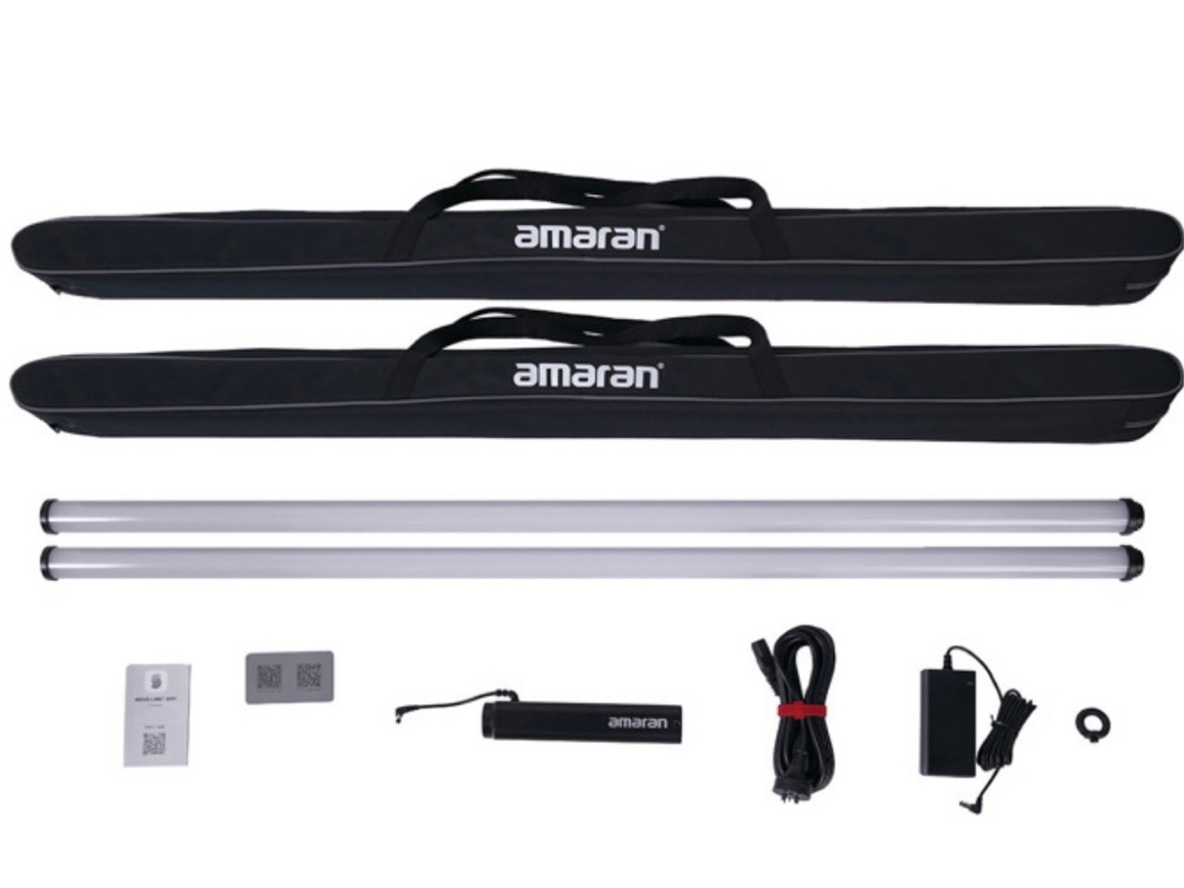 2 x aputure amaran t4c rgb led light tube