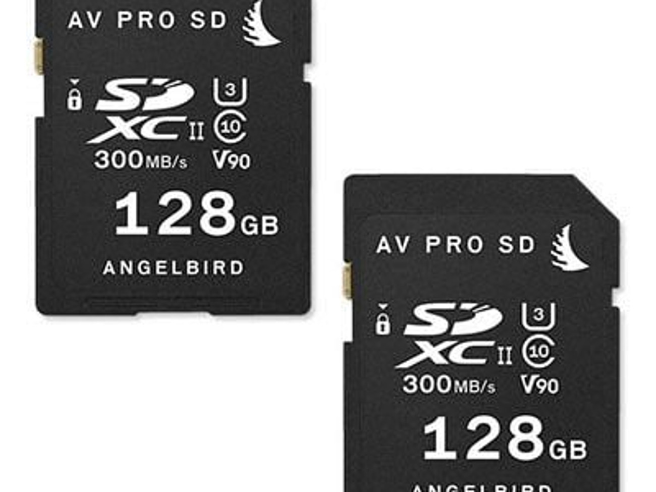 2 x angelbird 128gb 300mb/s - sdxc