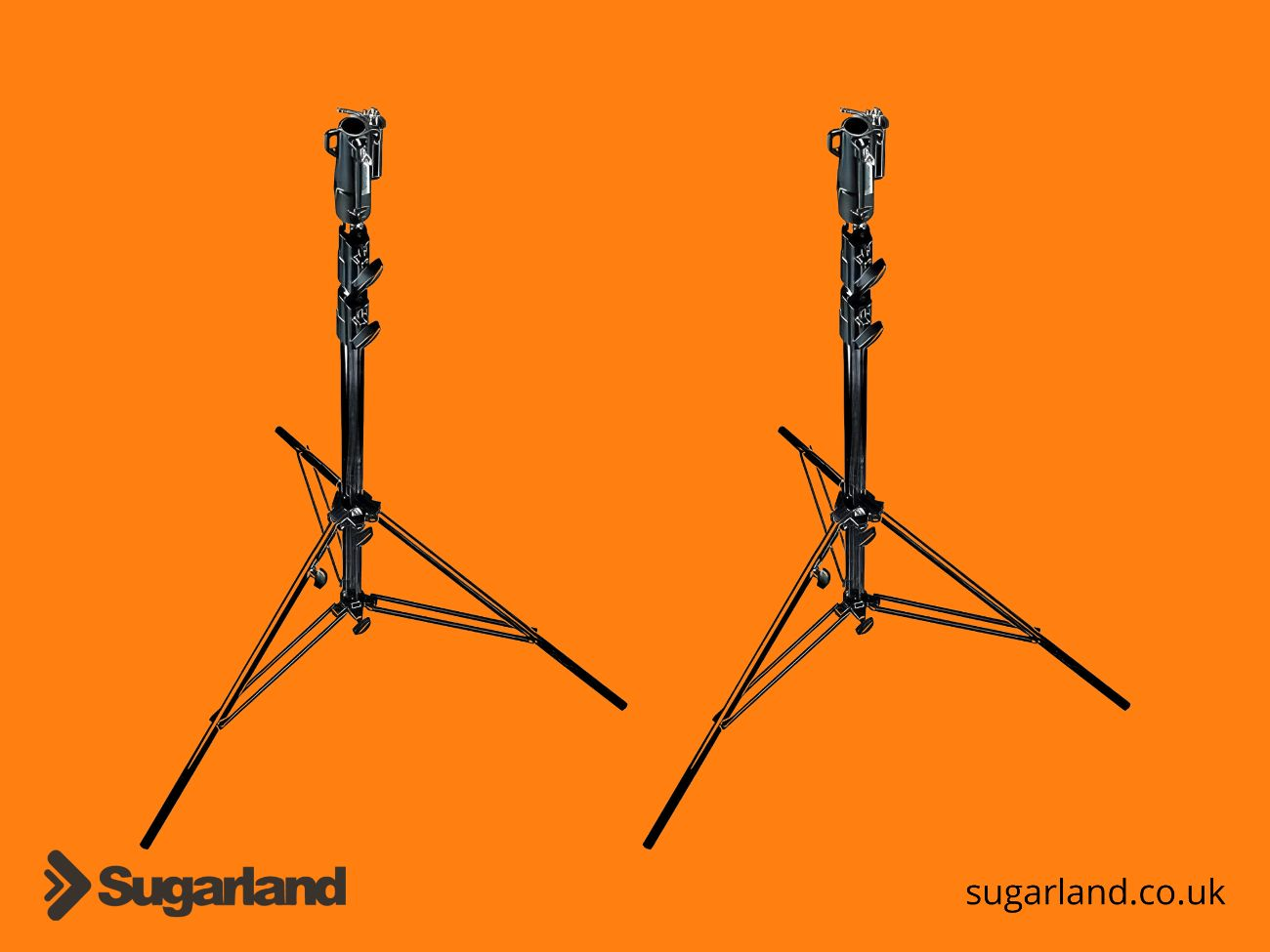 2 x arri universal lighting stands