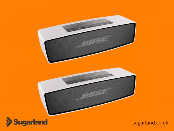 2 x bose soundlink mini bluetooth speaker