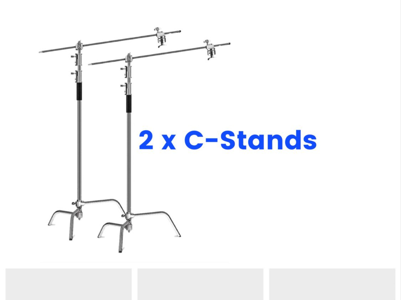 C stand light boom stands camera led mic lighting
